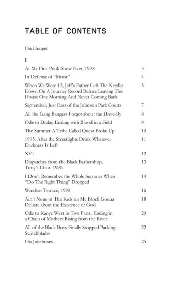 TCAW - TOC1 TCAW - TOC1