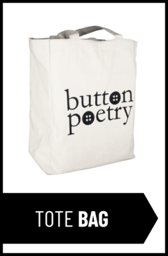 Button Poetry Tote Bag