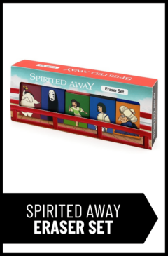 Spirited Away Eraser Set (Studio Ghibli)