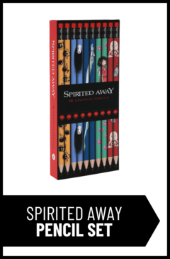 Spirited Away Pencils (Studio Ghibli)