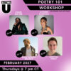 Button Up Poetry 101 - February 2027 Button Up Poetry 101 - February 2027